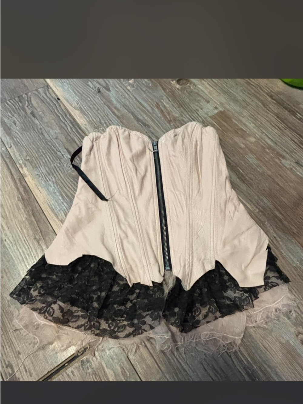 6126 by lindsay lohan corset zip up